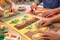 Potato Cardstock Cutouts 1.5"x2.5" – 20 Pack Heavy Cardstock Food Theme Craft Shapes for Classroom Decorations & Bulletin Boards